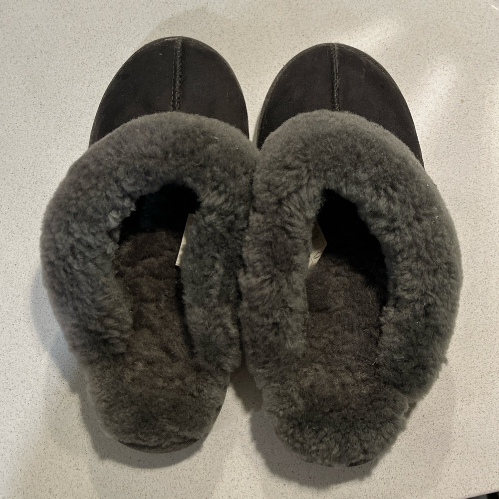 Kirkland Gray Uggs Shearling Slippers